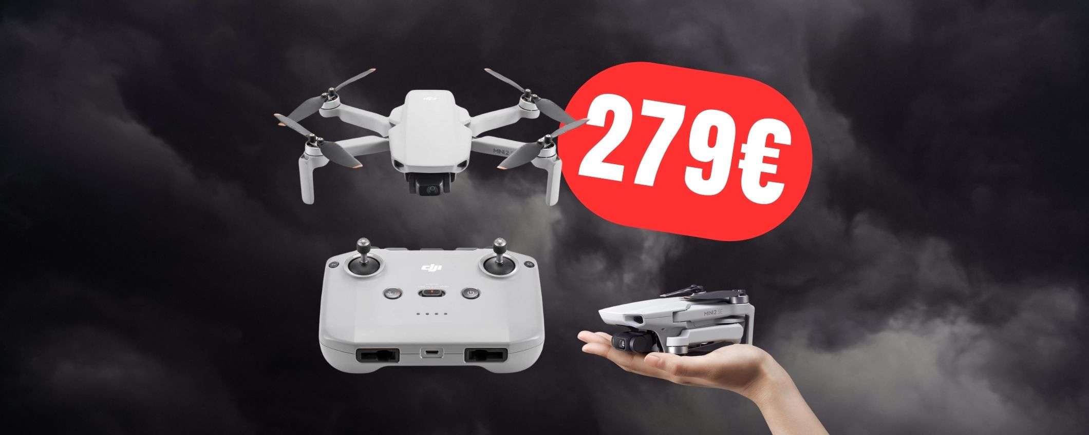 Vola sulla tua città (e senza patentino) con il drone DJI a 279€!