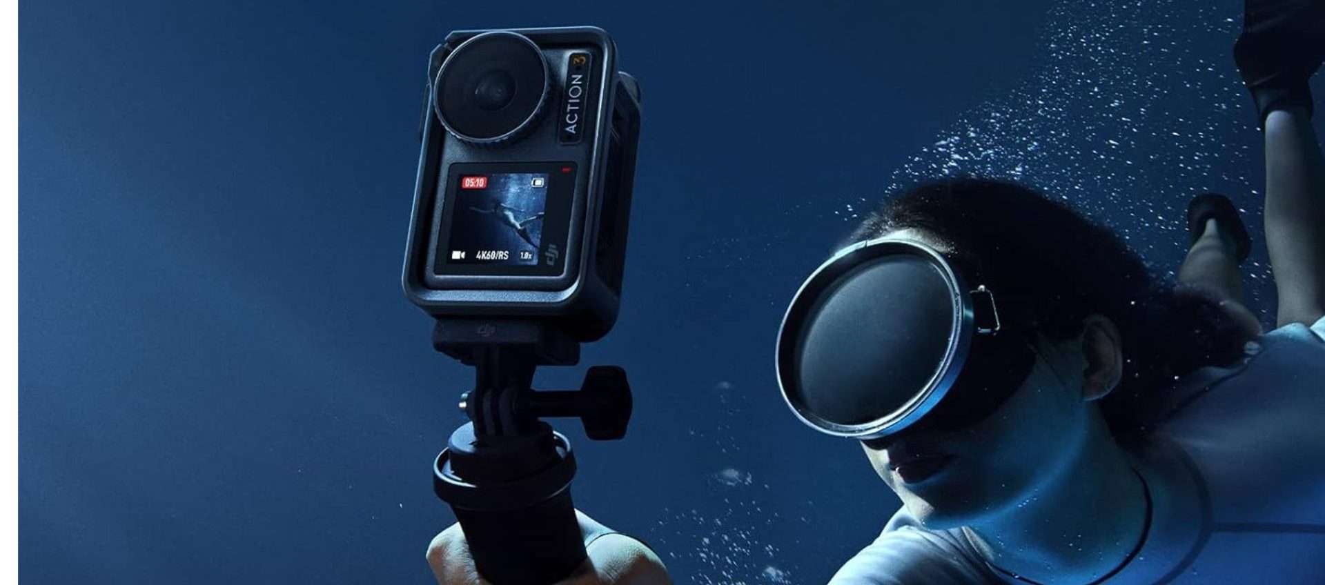 DJI Osmo Action 3 in super offerta: video in 4K anche a 20 gradi sotto zero