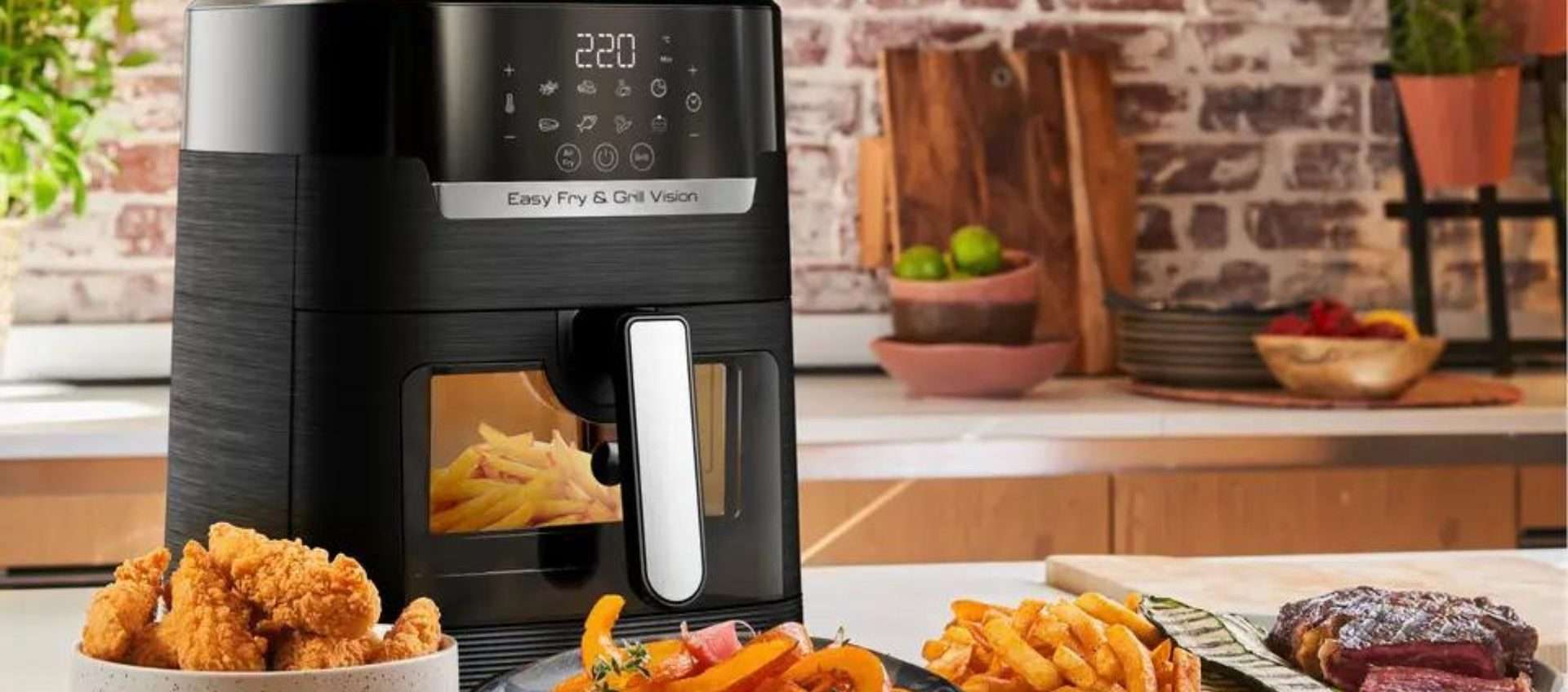 Moulinex Easy Fry & Grill Vision in SUPER offerta: tua a 99,99€ su Amazon