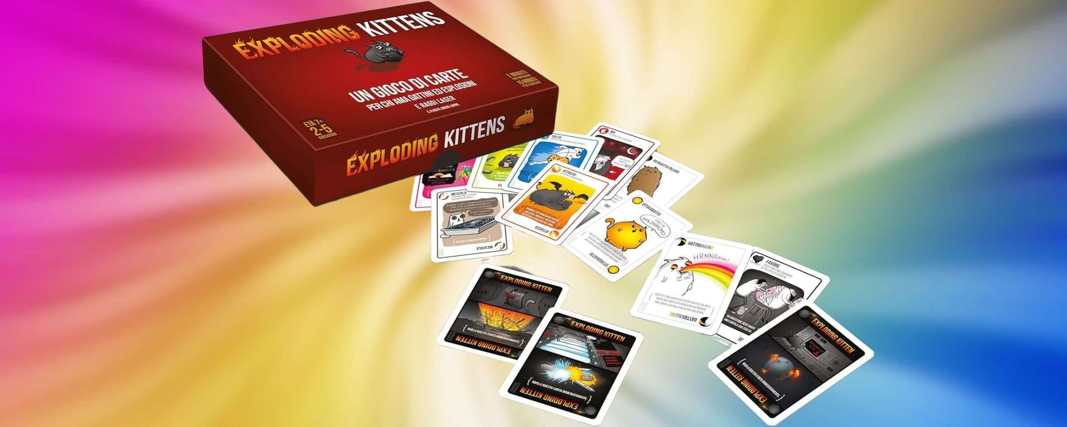 Exploding Kittens: occasione AMAZON, sconto del 41% e tuo a 13,59€