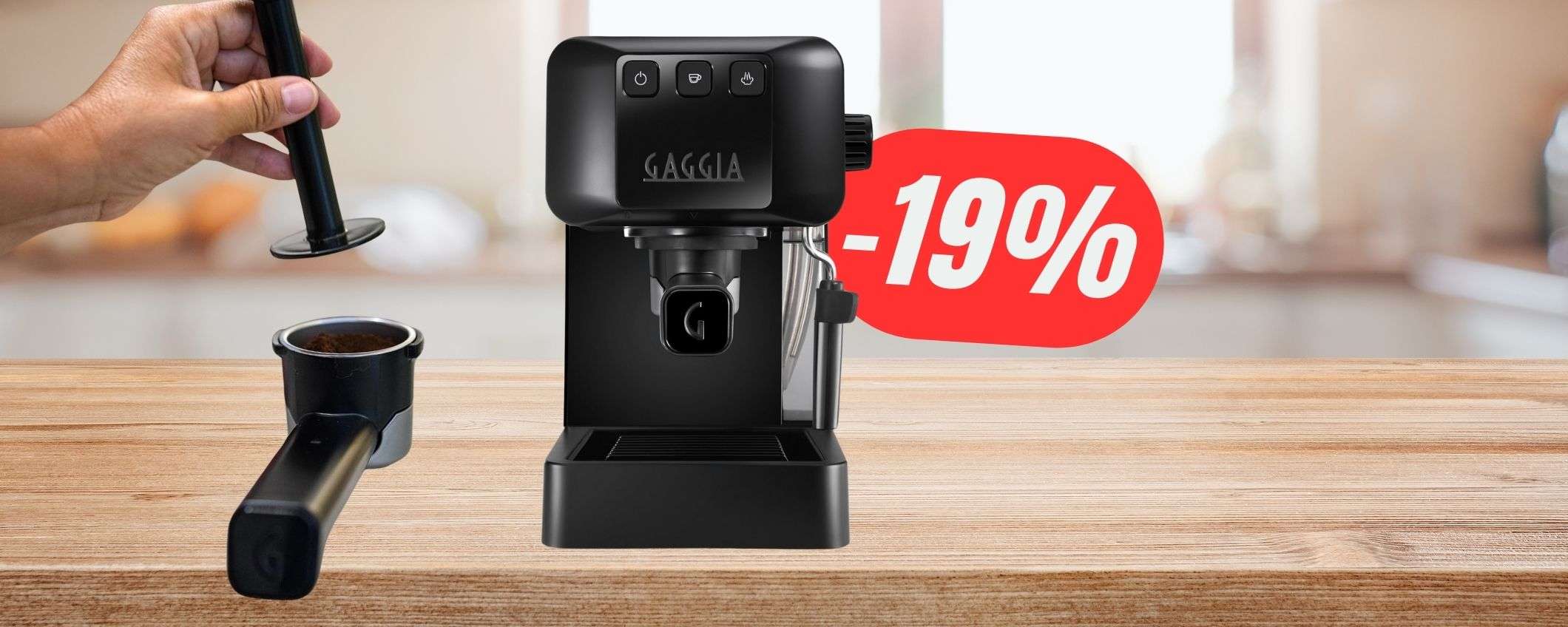 In questa MACCHINA puoi inserire il CAFFÈ macinato (ed è scontata!)