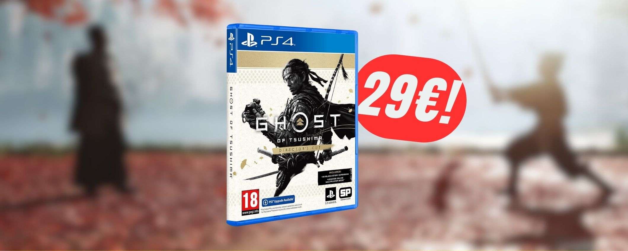 Con 29€ puoi prendere Ghost of Tsushima Director’s Cut per PS4! Con 29€ puoi prendere Ghost of Tsushima Director’s Cut per PS4!