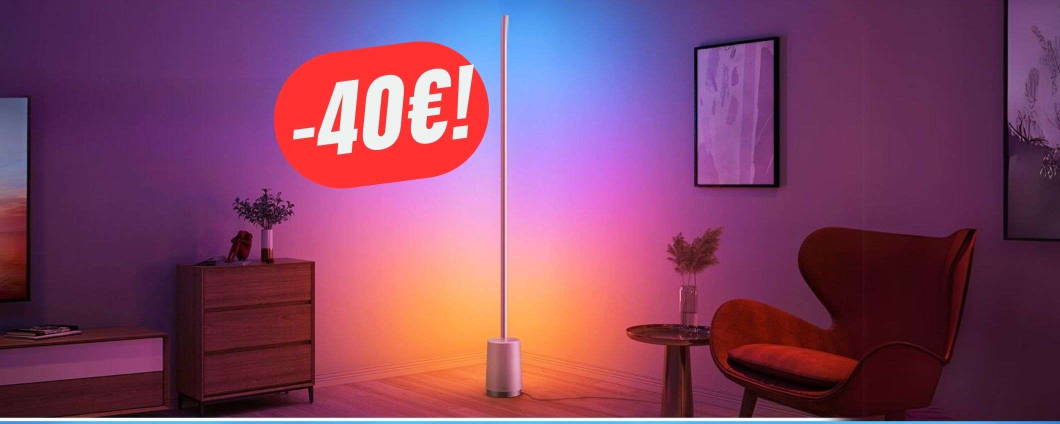 COUPON da 40€ per la LAMPADA RGB che cambierà il tuo salotto! COUPON da 40€ per la LAMPADA RGB che cambierà il tuo salotto!