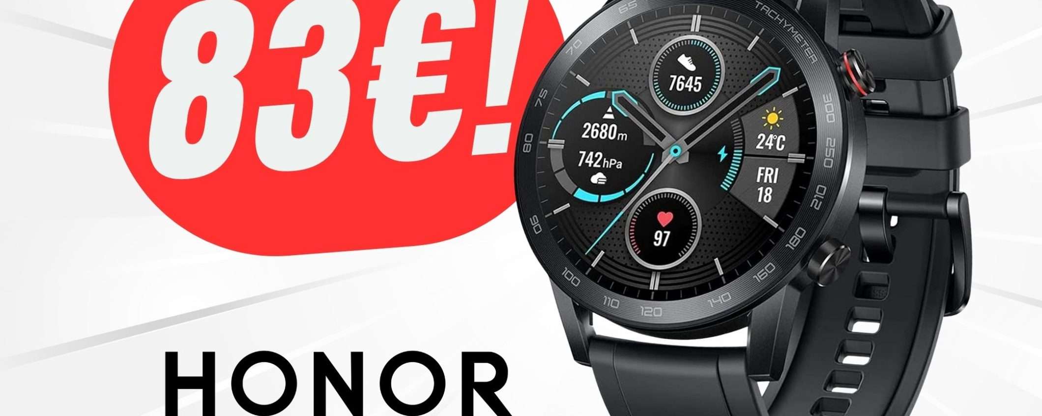Questo SMARTWATCH di HONOR costa solo 83€ con lo sconto! Questo SMARTWATCH di HONOR costa solo 83€ con lo sconto!