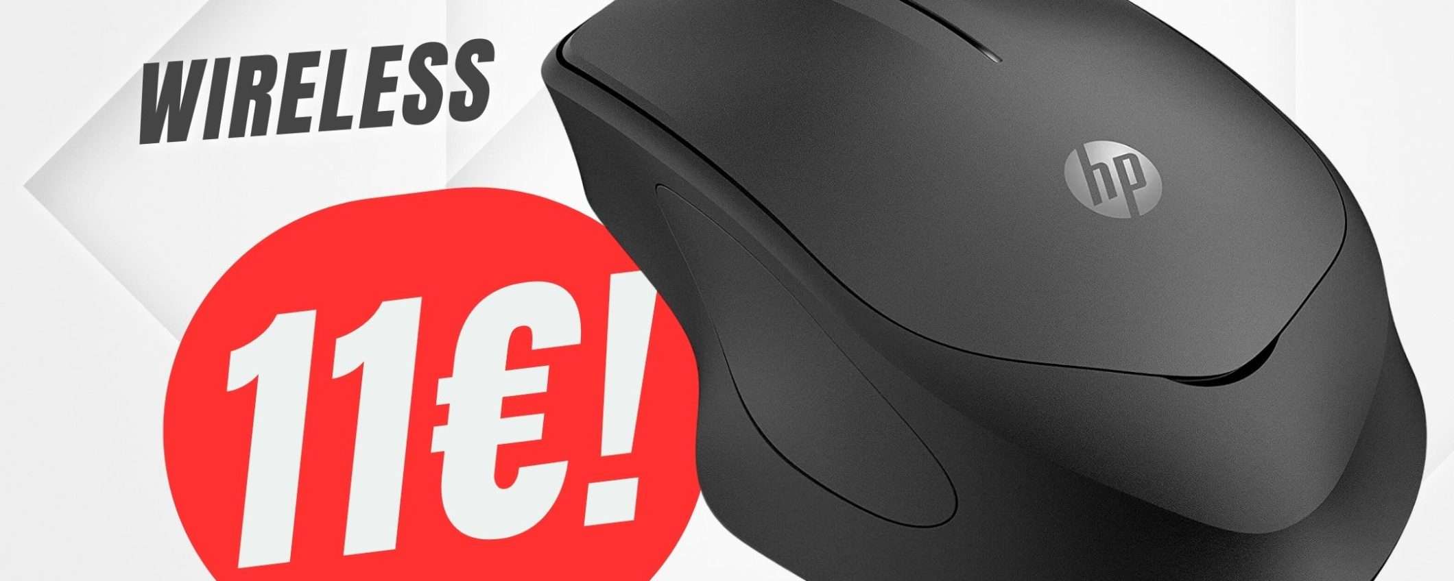 Il MOUSE di HP ti libera dai cavi per 11€! Il MOUSE di HP ti libera dai cavi per 11€!