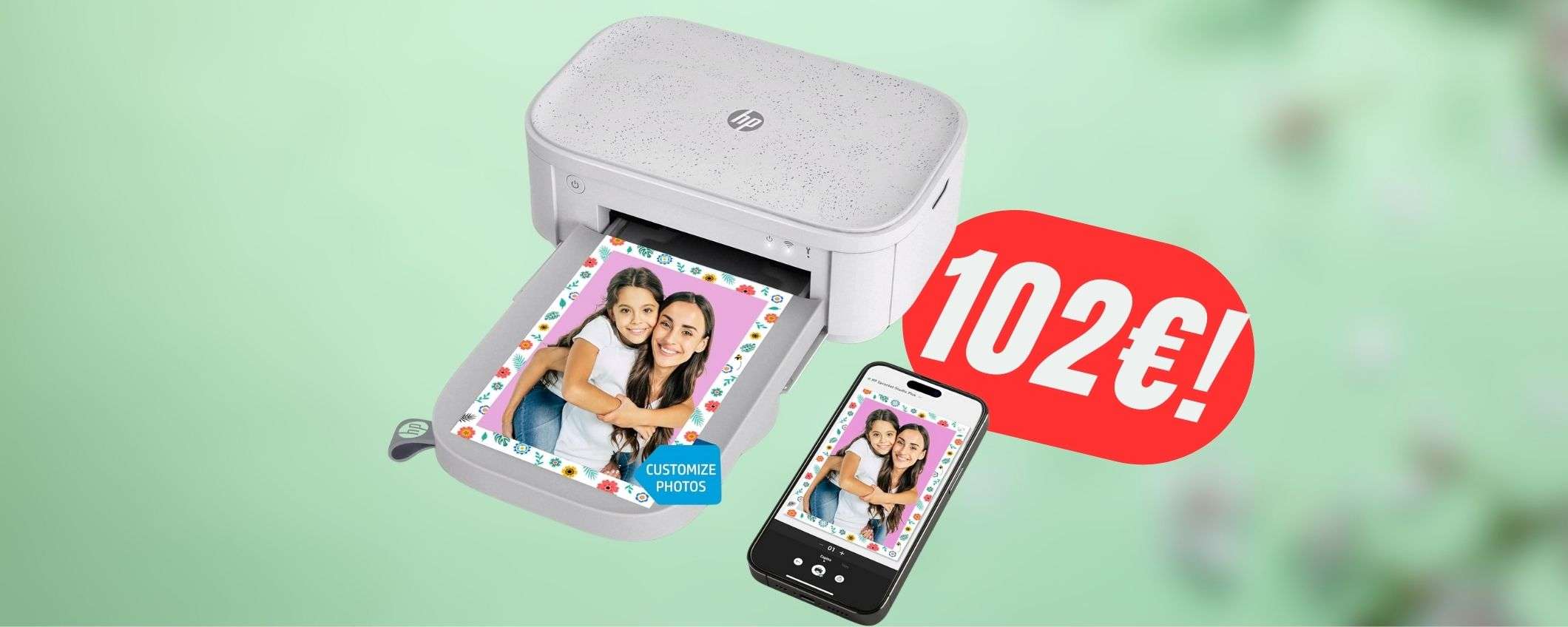 La MINI-STAMPANTE fotografica di HP scende a 97€ in meno grazie al ribasso! La MINI-STAMPANTE fotografica di HP scende a 97€ in meno grazie al ribasso!