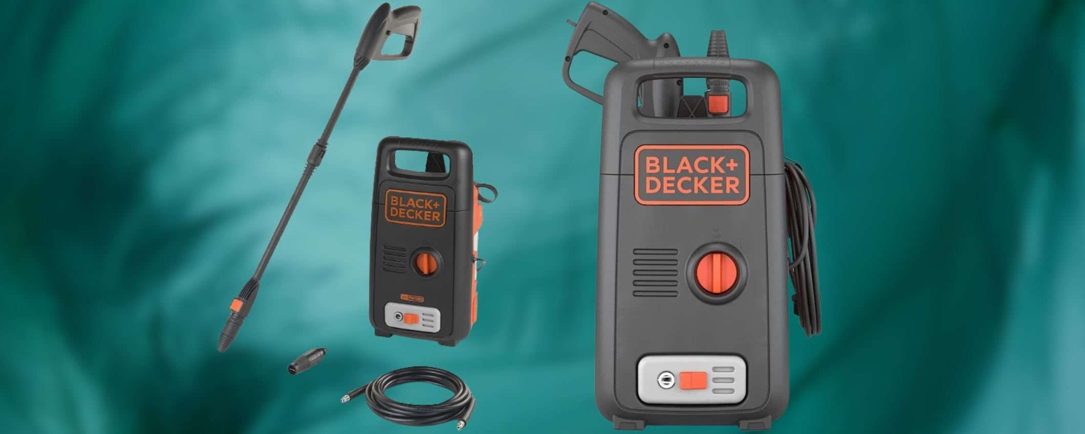 Da Black+Decker una idropulitrice 100 bar POTENTISSIMA a prezzo ridicolo (69€)