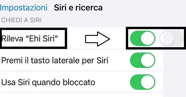 Come resettare Siri