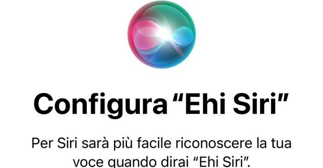 Come configurare siri