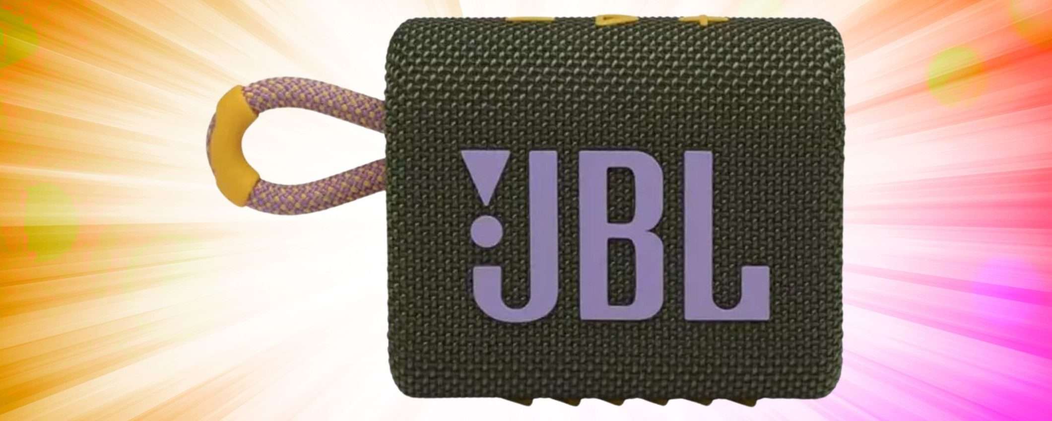 JBL GO 3, ottimo speaker bluetooth in sconto Amazon a 39,99€ JBL GO 3, ottimo speaker bluetooth in sconto Amazon a 39,99€