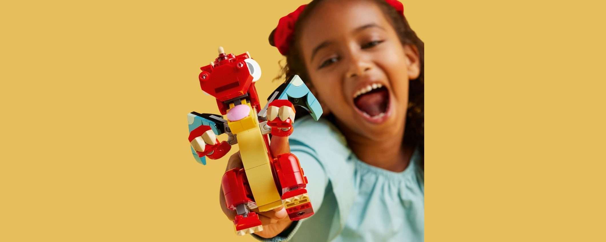 LEGO Giocattolo 3-in-1 Drago Rosso a meno di 10 euro su Amazon