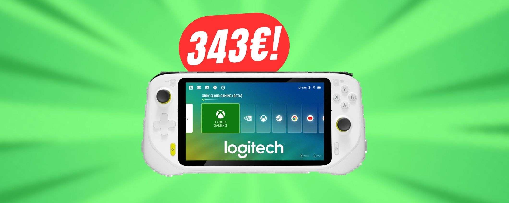 PREZZO FOLLE per la console portatile di Logitech che precipita a 343€! PREZZO FOLLE per la console portatile di Logitech che precipita a 343€!