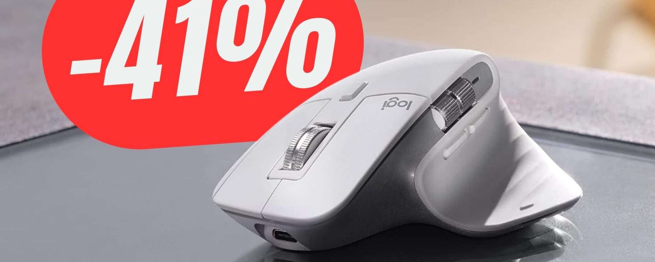 Meglio di Apple: il mouse Logitech perfetto per Mac al -41% in MENO!