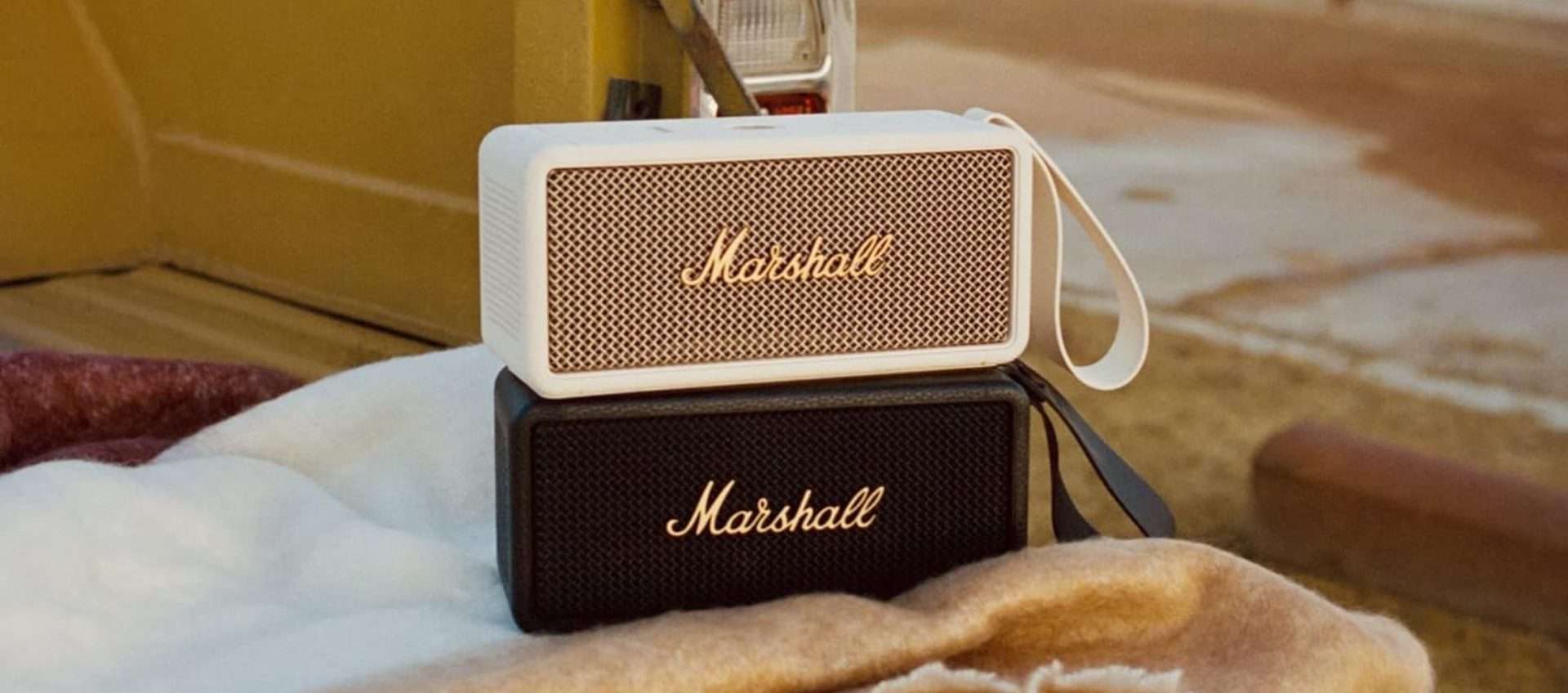Marshall Middleton, sconto totale: compatto ma potente, c'è l'ingresso AUX Marshall Middleton, sconto totale: compatto ma potente, c'è l'ingresso AUX