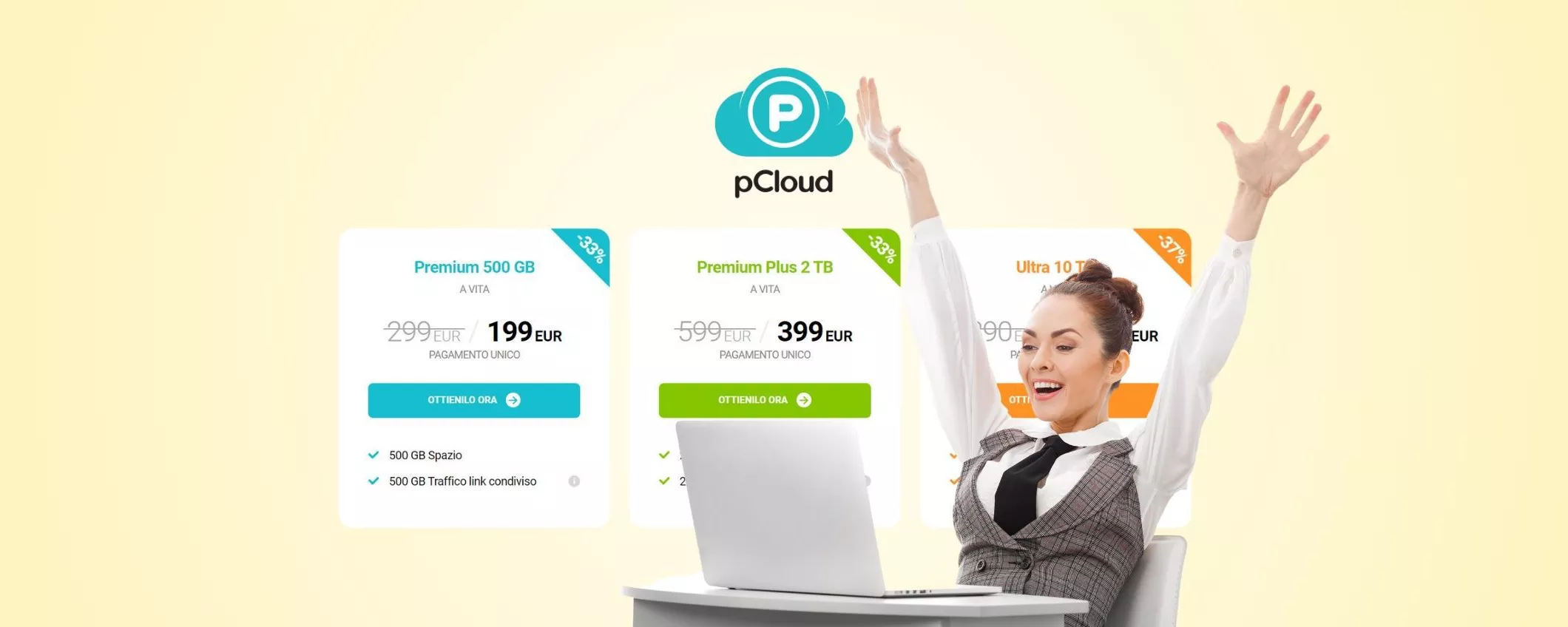 Massimo spazio, zero costi ricorrenti: scopri l’offerta pCloud Massimo spazio, zero costi ricorrenti: scopri l’offerta pCloud