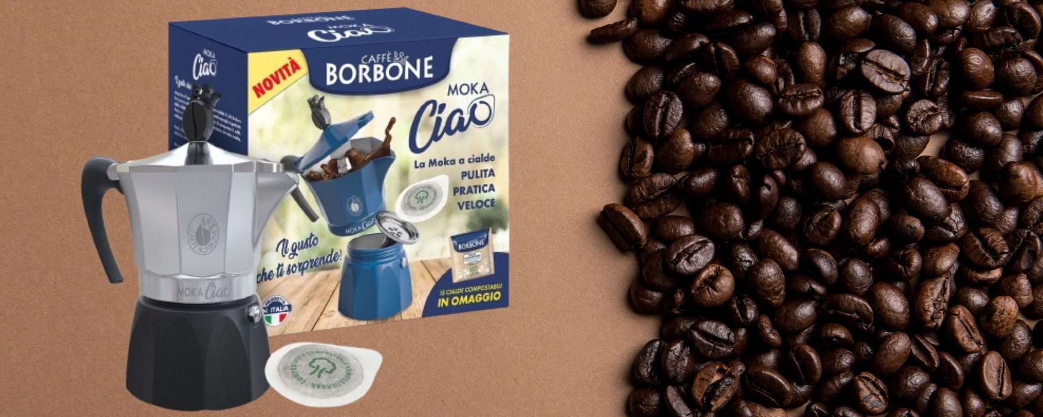 La moka a CIALDE è una GENIALATA pazzesca: costa pochissimo (29€) La moka a CIALDE è una GENIALATA pazzesca: costa pochissimo (29€)