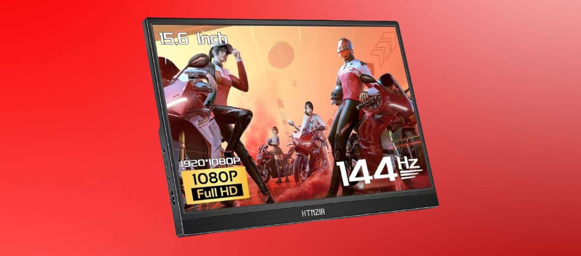 Solo 89,99€ per questo monitor portatile da gaming: perfetto per PS5 e Xbox
