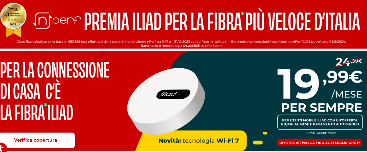 Offerta fibra