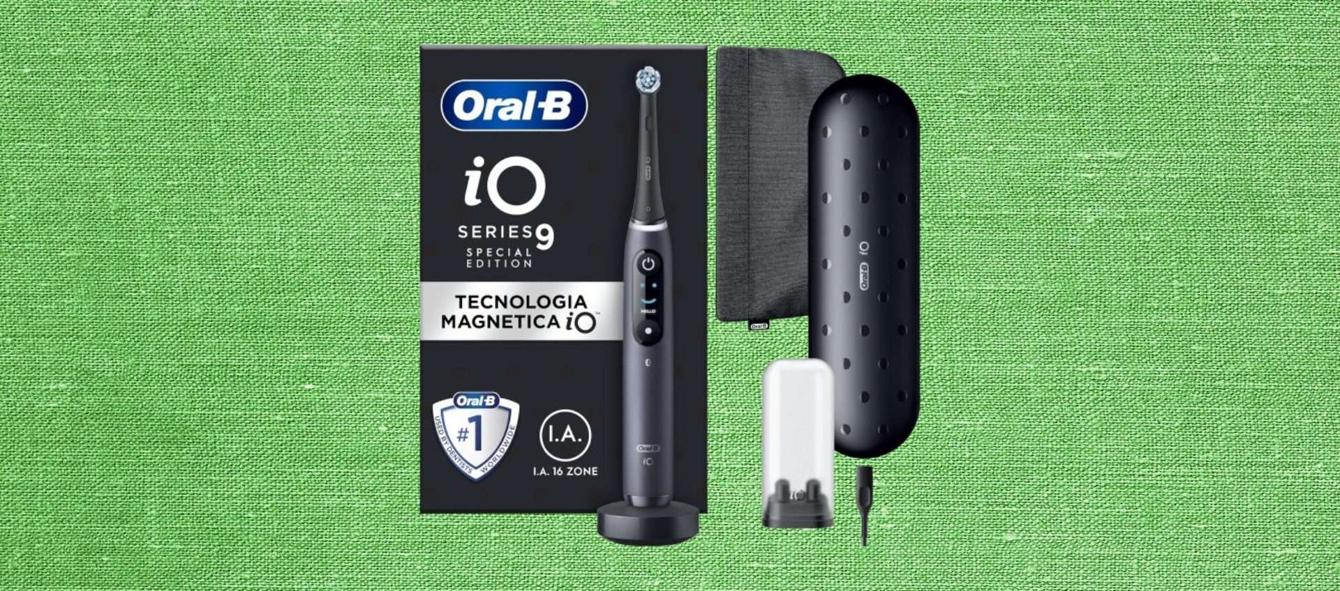 Oral B iO 9N in offerta: l'IA a servizio della pulizia dei denti