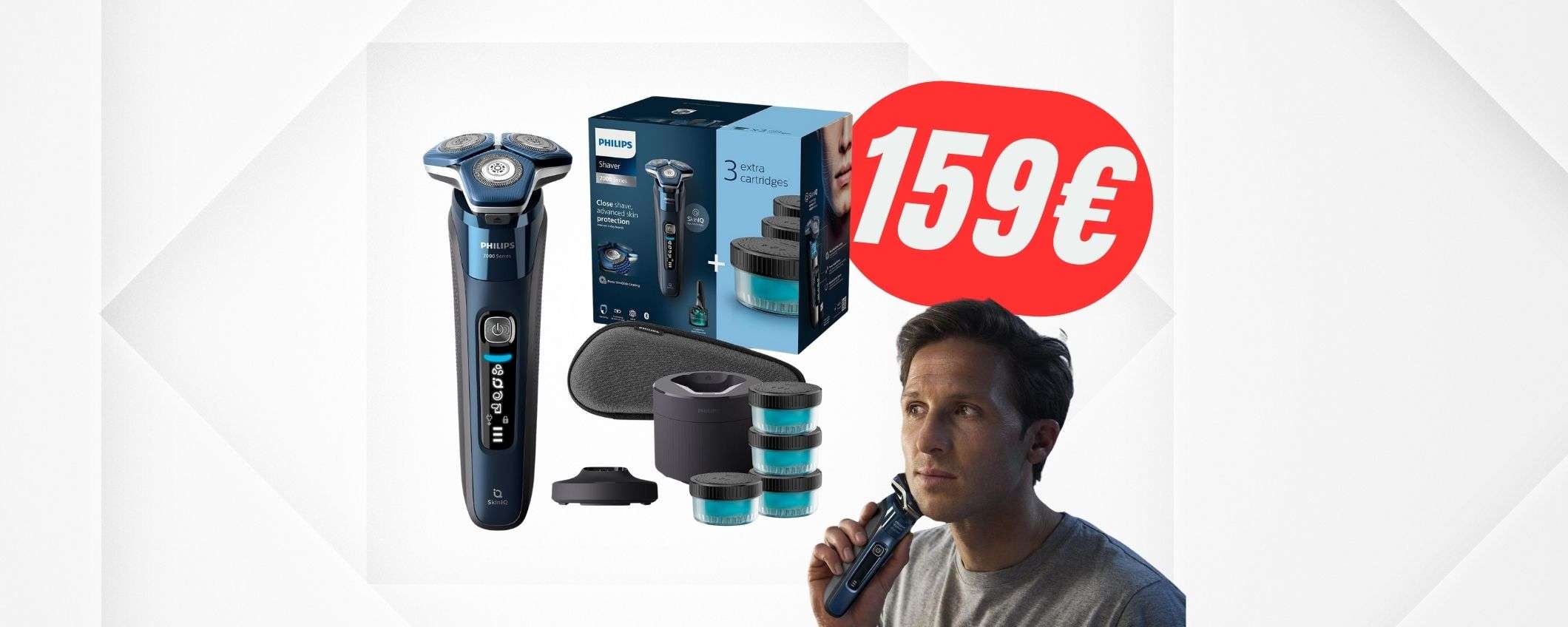 SCONTO di 70€ per la Ferrari dei rasoi elettrici (Philips Shaver Series 7000)! SCONTO di 70€ per la Ferrari dei rasoi elettrici (Philips Shaver Series 7000)!