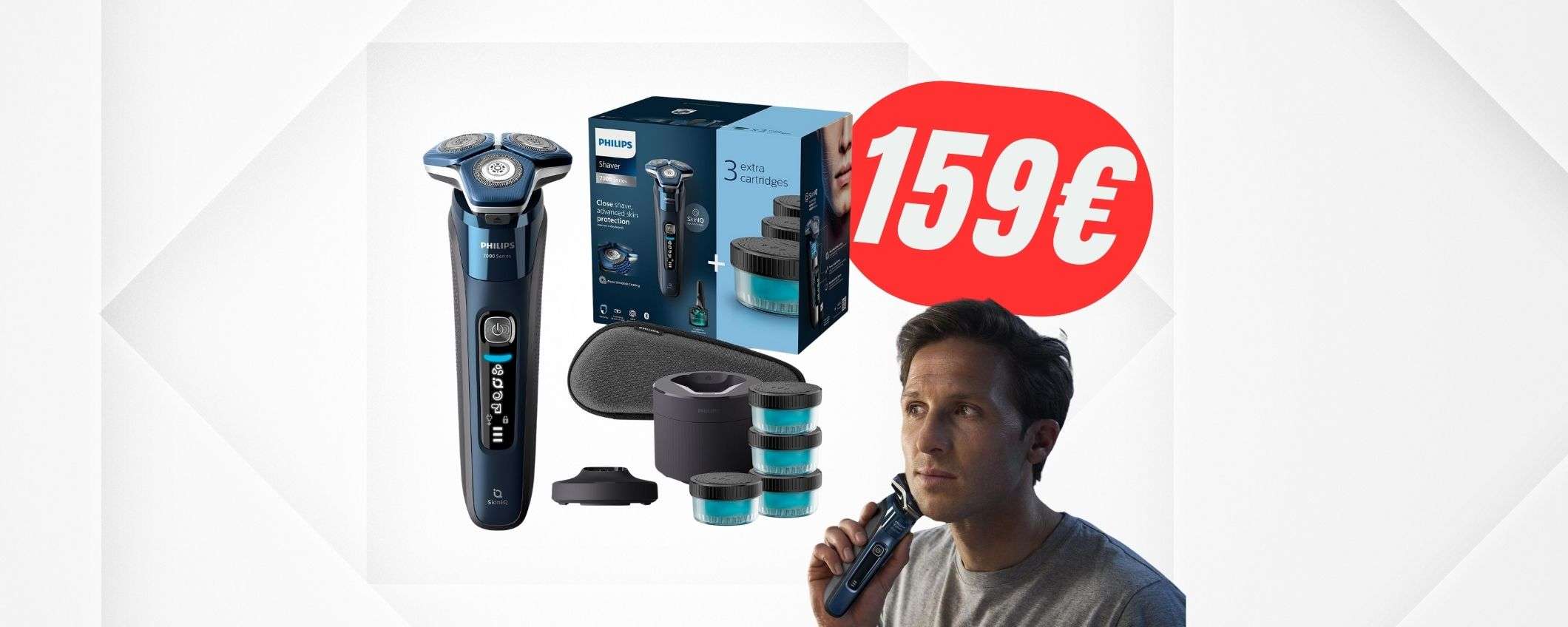 SCONTO di 70€ per la Ferrari dei rasoi elettrici (Philips Shaver Series 7000)!