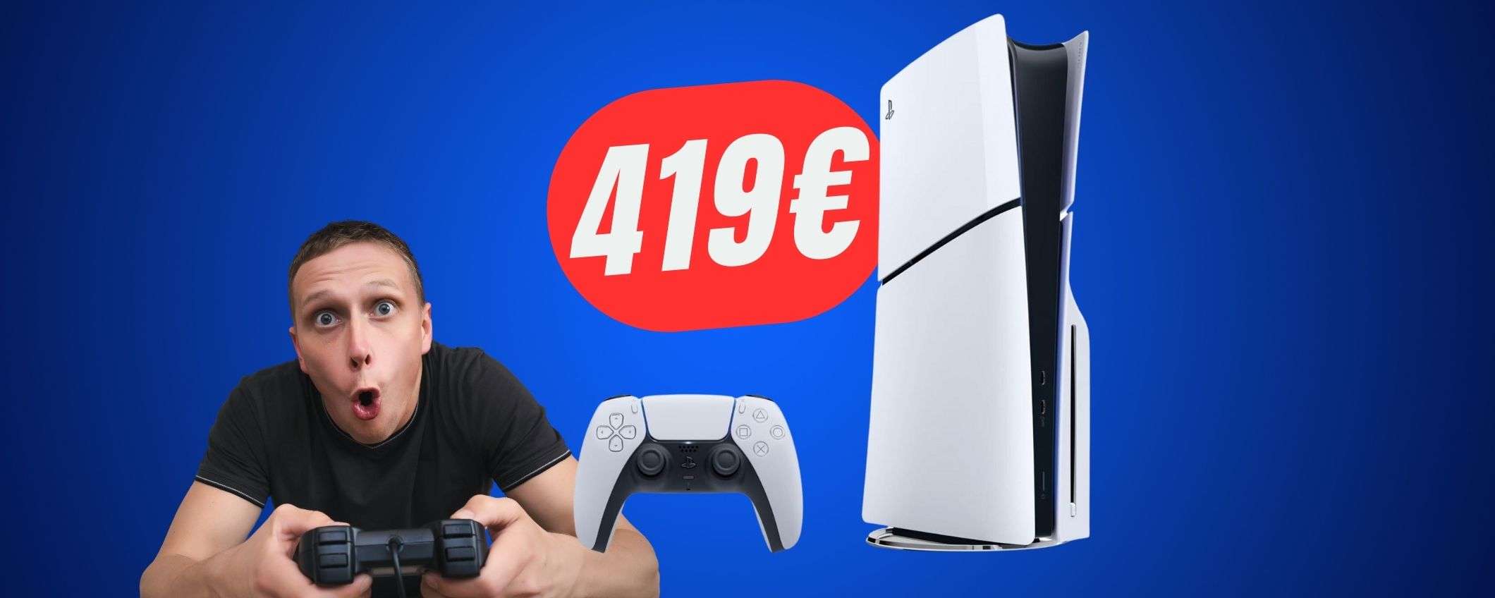 PlayStation 5 Slim da 1TB è IMPERDIBILE a questo prezzo! PlayStation 5 Slim da 1TB è IMPERDIBILE a questo prezzo!