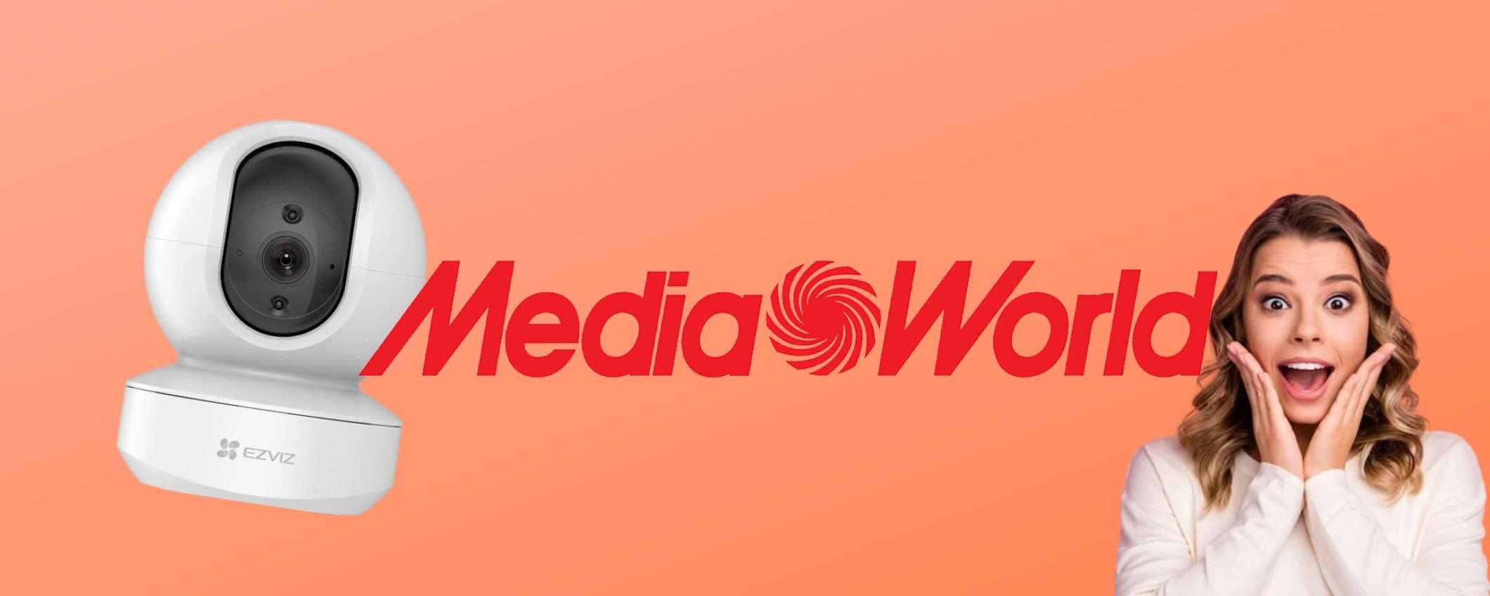 Offerte SPRING di MediaWorld: telecamera EZVIZ full HD sotto i 30 EURO Offerte SPRING di MediaWorld: telecamera EZVIZ full HD sotto i 30 EURO