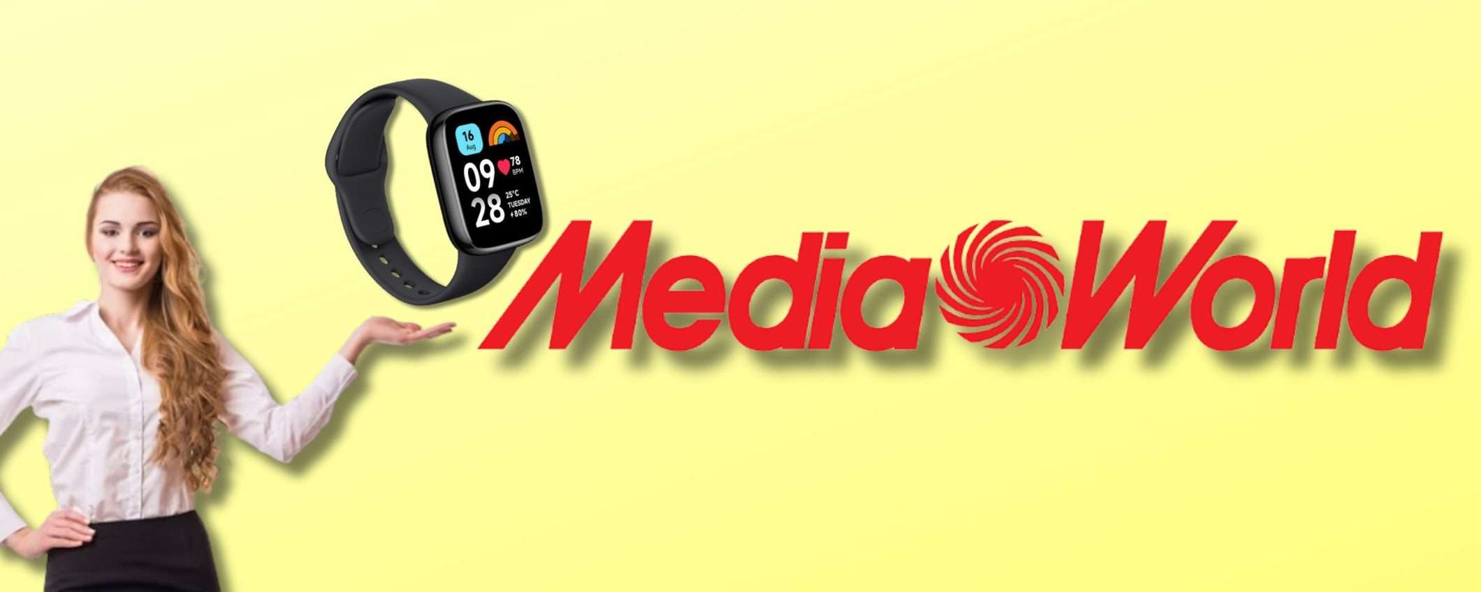 Basta Apple Watch, da MEDIAWORLD il Redmi Watch 3 Active costa 39 € Basta Apple Watch, da MEDIAWORLD il Redmi Watch 3 Active costa 39 €