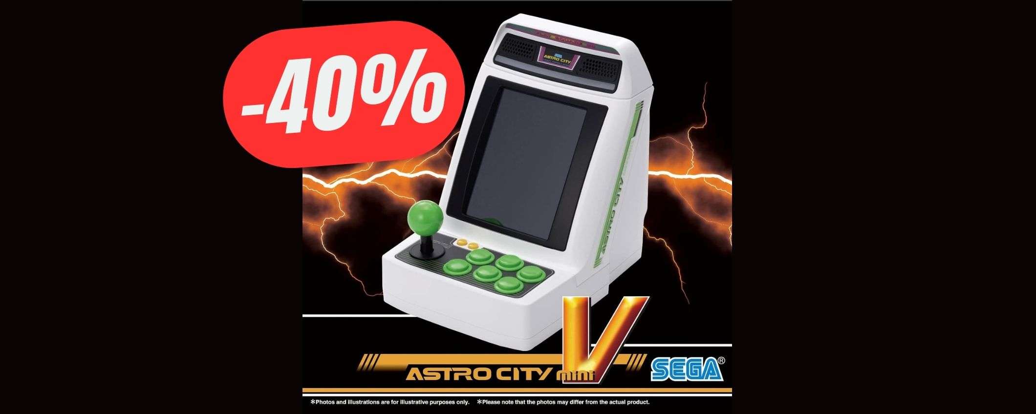 Il MINI-CABINATO Sega costa solo 119€ e ti farà tornare bambino! Il MINI-CABINATO Sega costa solo 119€ e ti farà tornare bambino!