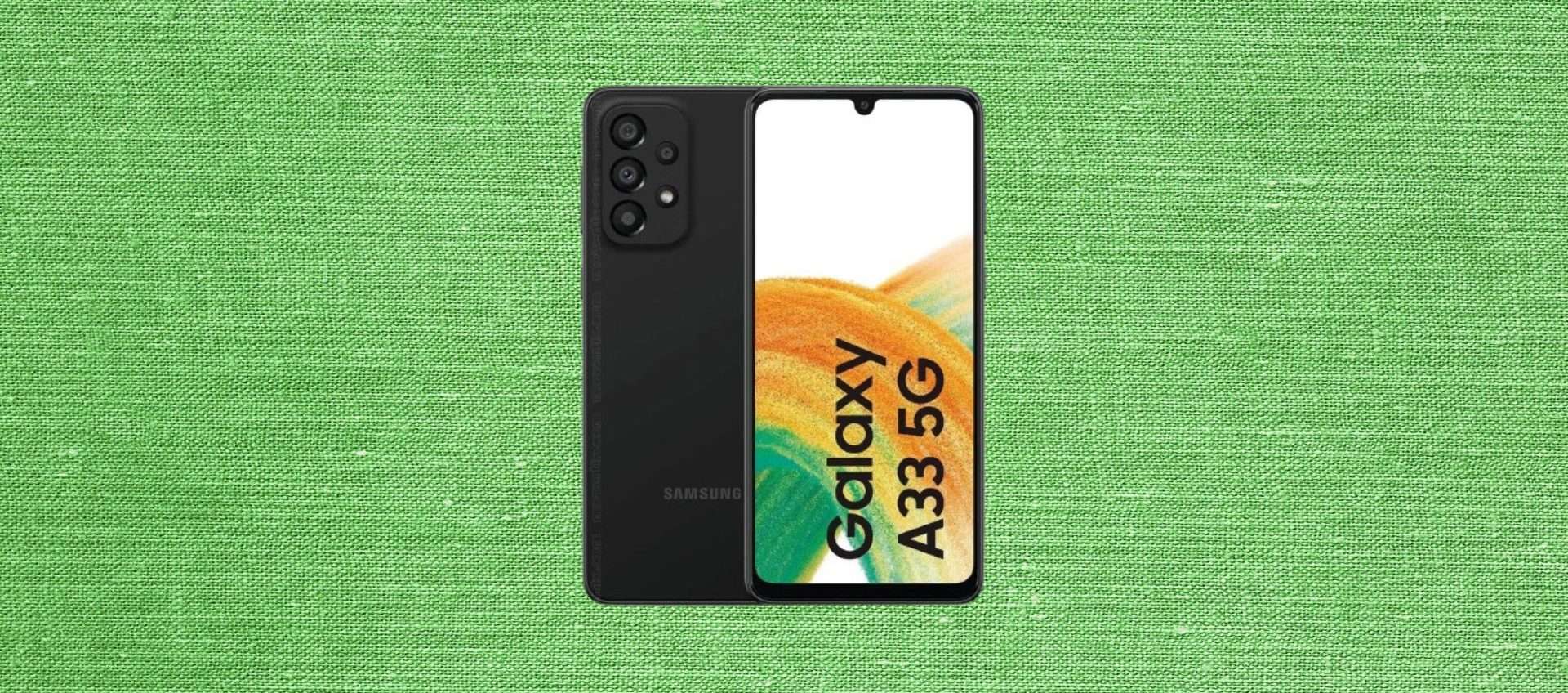 Samsung Galaxy A33 5G, il prezzo crolla sotto i 200€: BEST BUY del giorno Samsung Galaxy A33 5G, il prezzo crolla sotto i 200€: BEST BUY del giorno
