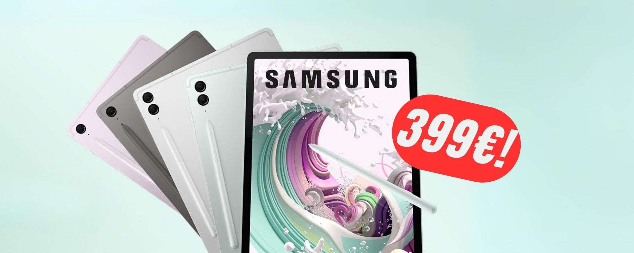 Il TABLET SAMSUNG (con penna e caricatore) costa -150€ in meno ora! Il TABLET SAMSUNG (con penna e caricatore) costa -150€ in meno ora!