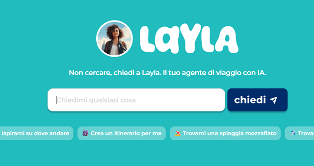 Layla: il viaggio perfetto con l’AI