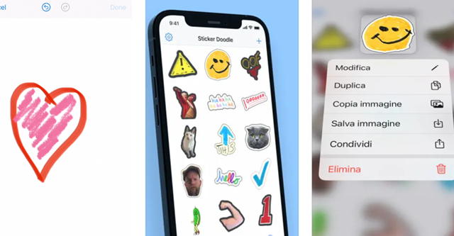 Sticker Doodle creare adesivi con l'Apple Pencil