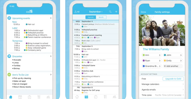 Cozi Family Organizer: il calendario condiviso su smartphone