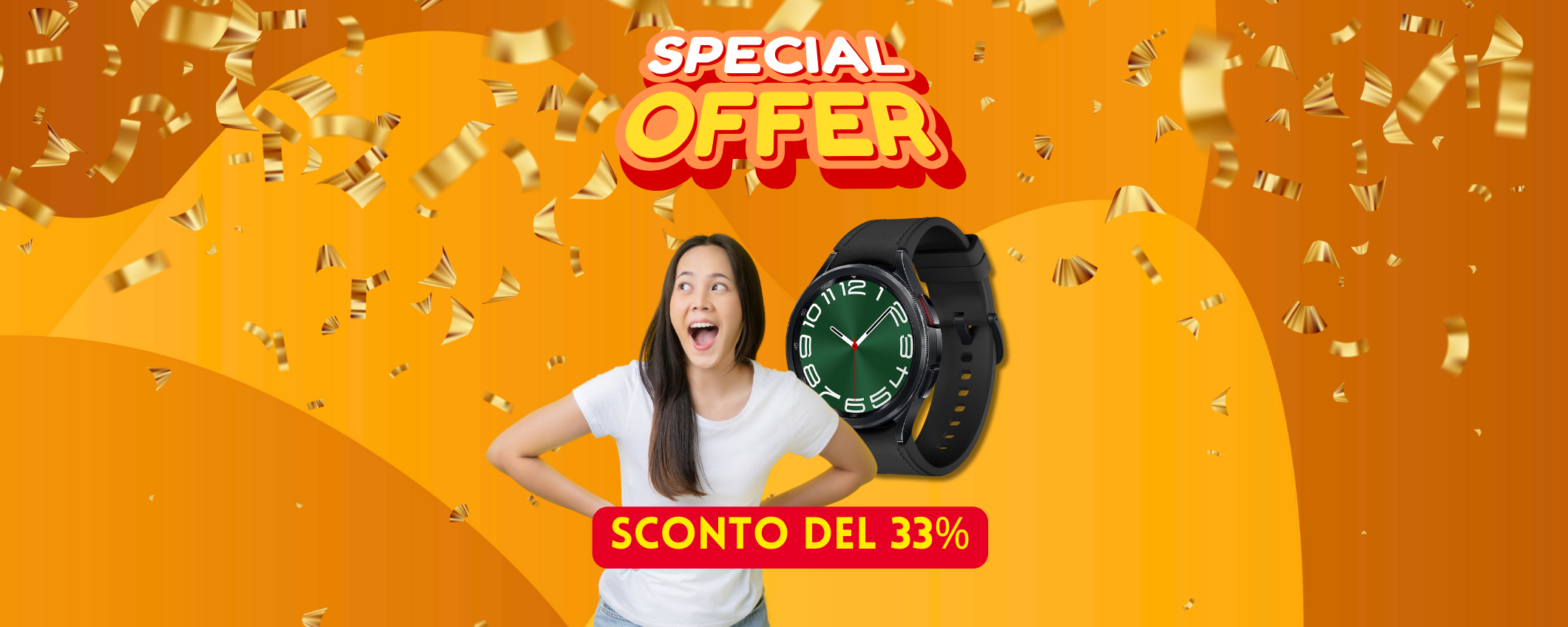Sconto SHOCK: Samsung Galaxy Watch6 in ribasso del 33% Sconto SHOCK: Samsung Galaxy Watch6 in ribasso del 33%
