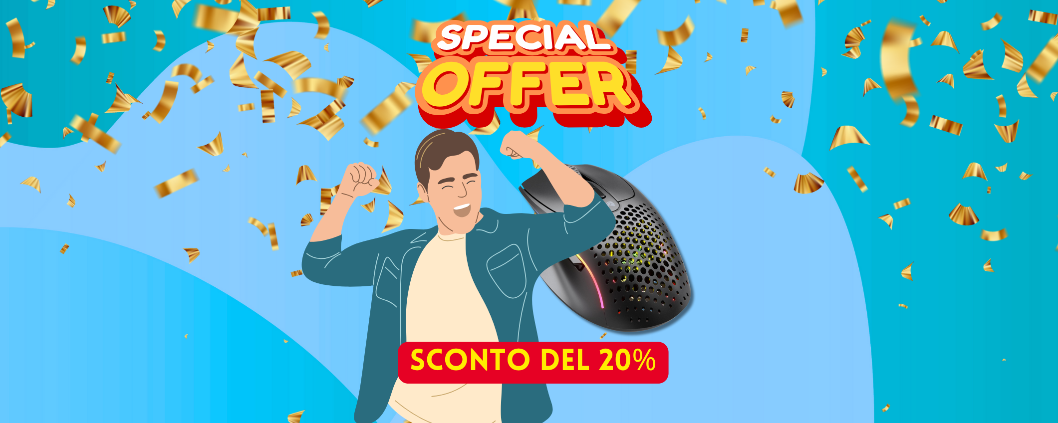Ottimo mouse Glorious Gaming Model I 2 in sconto del 20% Ottimo mouse Glorious Gaming Model I 2 in sconto del 20%