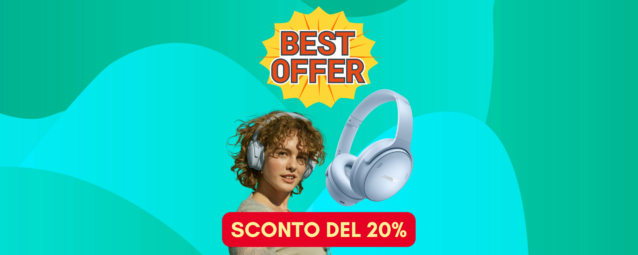 Cuffie di prima qualità: Bose QuietComfort in sconto del 20% Cuffie di prima qualità: Bose QuietComfort in sconto del 20%