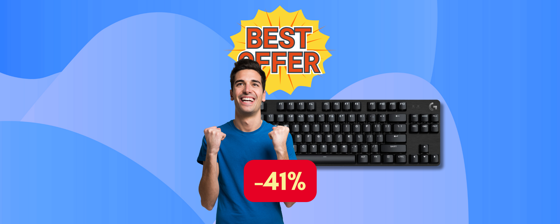 Tastiera Logitech G G413 in sconto FOLLE: -41% Tastiera Logitech G G413 in sconto FOLLE: -41%
