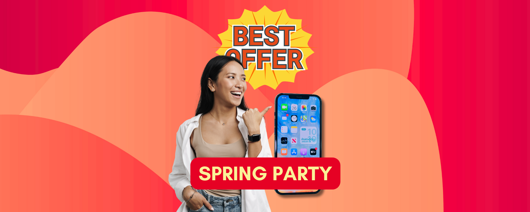 Sconti shock per la promo Spring Party: sconti fino a 200€ Sconti shock per la promo Spring Party: sconti fino a 200€