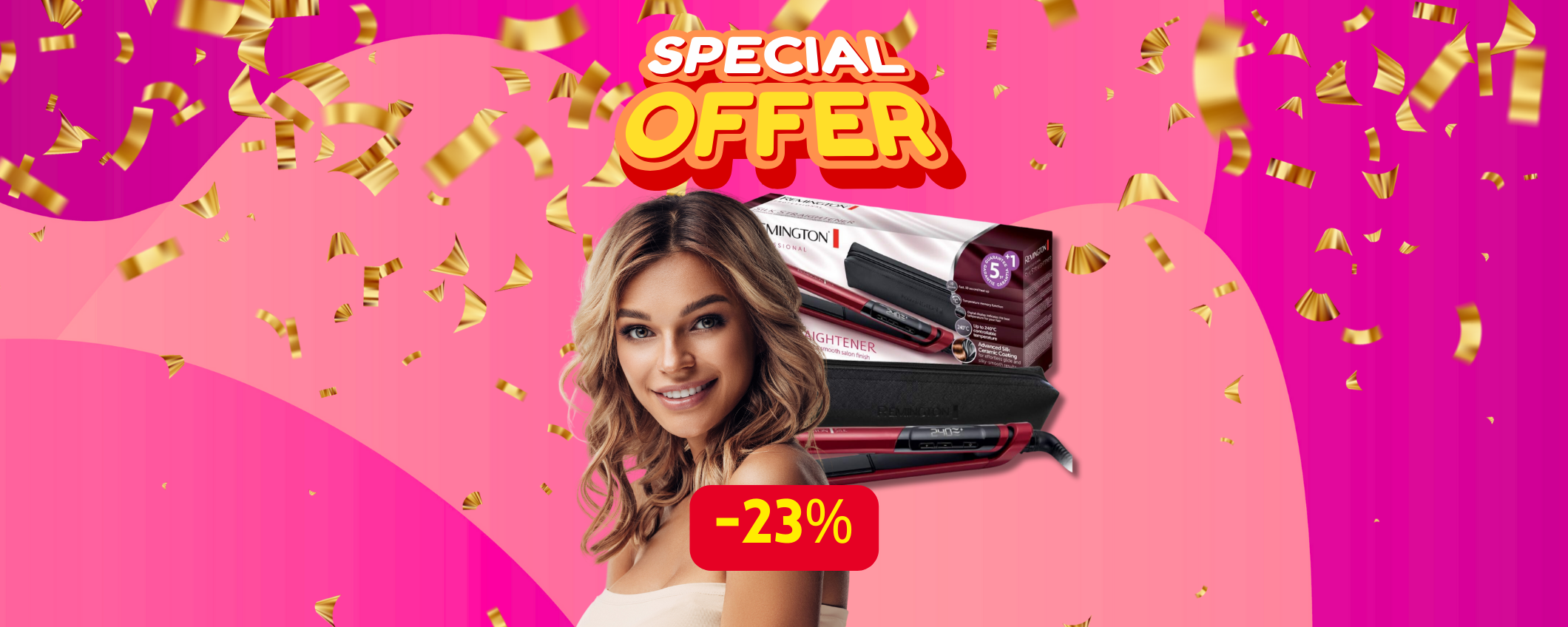 Piastra Remington Silk in sconto del 23%: prezzo SHOCK Piastra Remington Silk in sconto del 23%: prezzo SHOCK