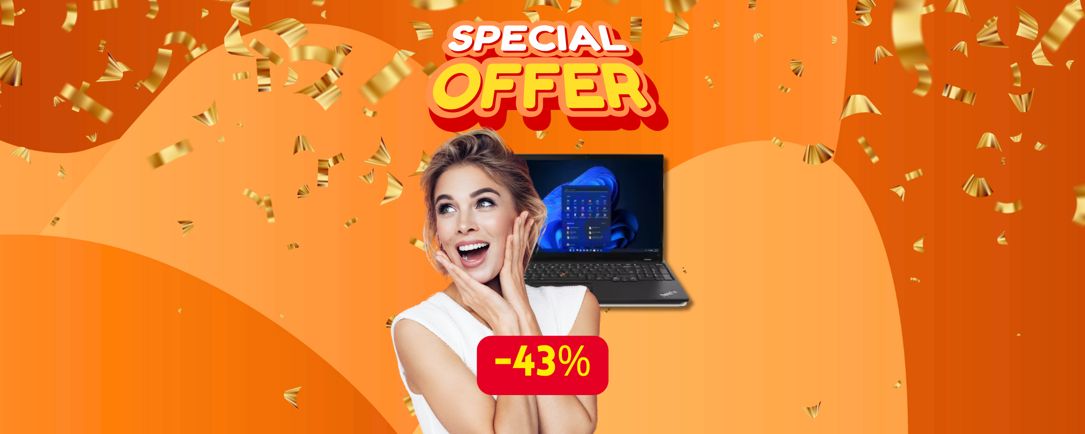 Con questo coupon paghi il laptop ThinkPad T16 G1 in sconto del 43%!