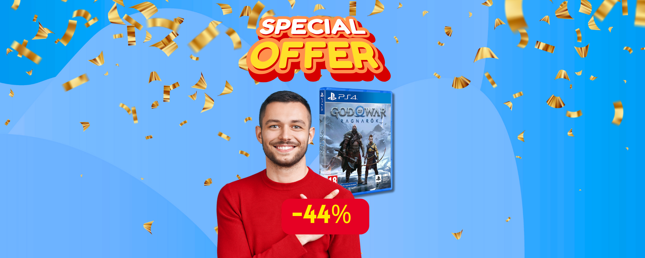 God of War: Ragnarock in sconto FOLLE: -44% God of War: Ragnarock in sconto FOLLE: -44%