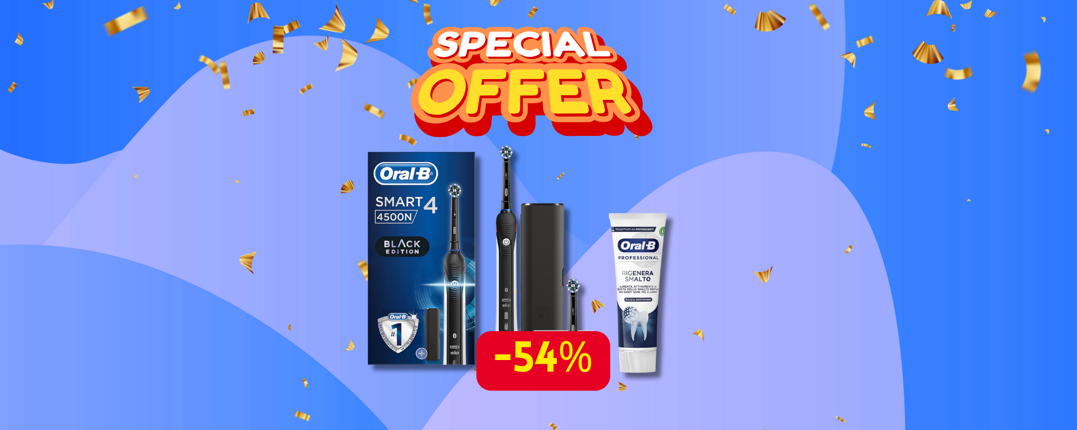 Oral-B Smart 4 4500: igiene dentale di PRIMA qualità in sconto del 54%