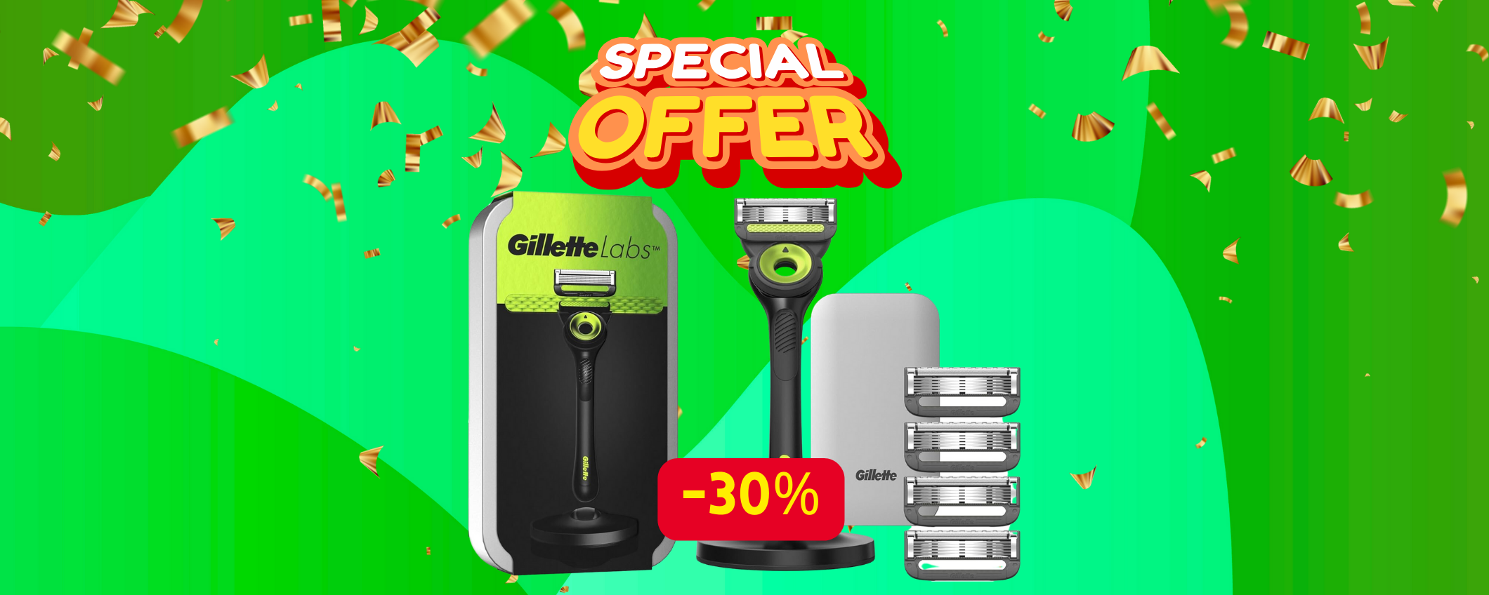 Rasoio Gillette Labs con 5 lamette in sconto del 30%: prezzo FOLLE Rasoio Gillette Labs con 5 lamette in sconto del 30%: prezzo FOLLE