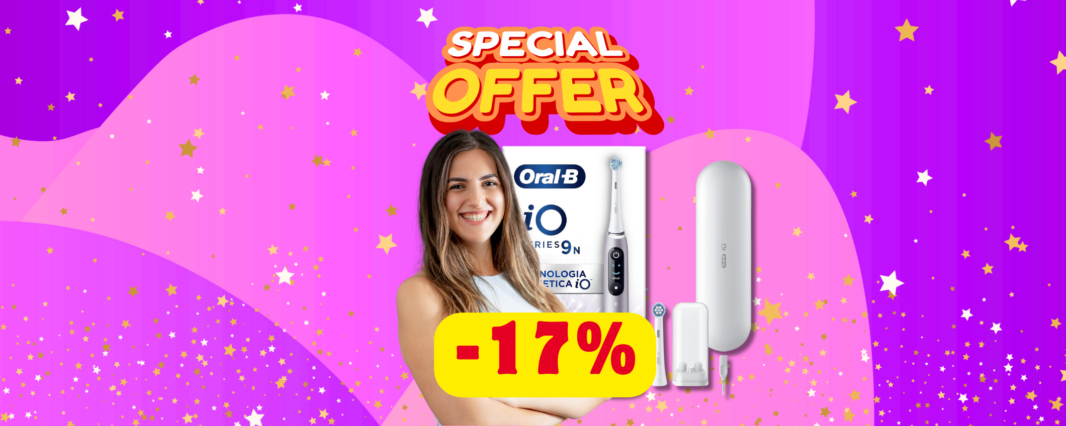 Top di gamma Oral-B iO 9N: sconto del 17% su Amazon! Top di gamma Oral-B iO 9N: sconto del 17% su Amazon!