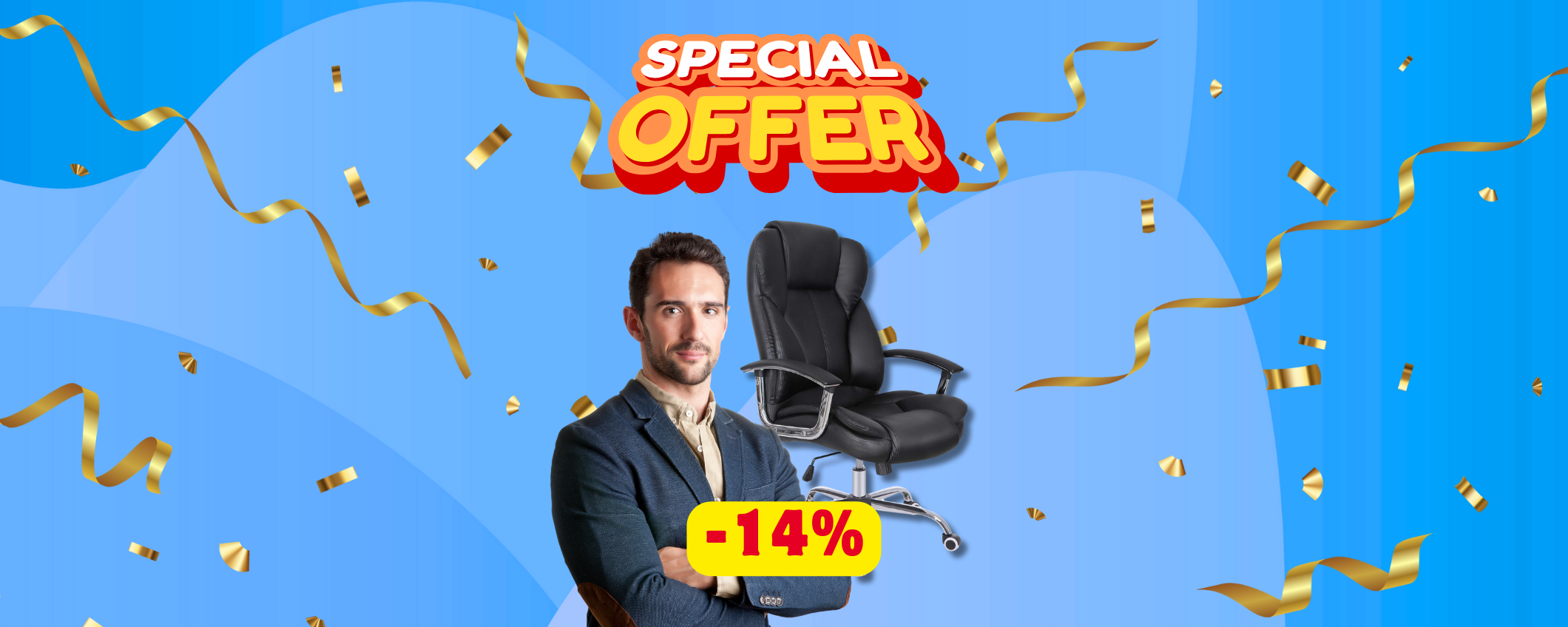 Comodissima poltrona in pelle sintetica in sconto del 14% Comodissima poltrona in pelle sintetica in sconto del 14%