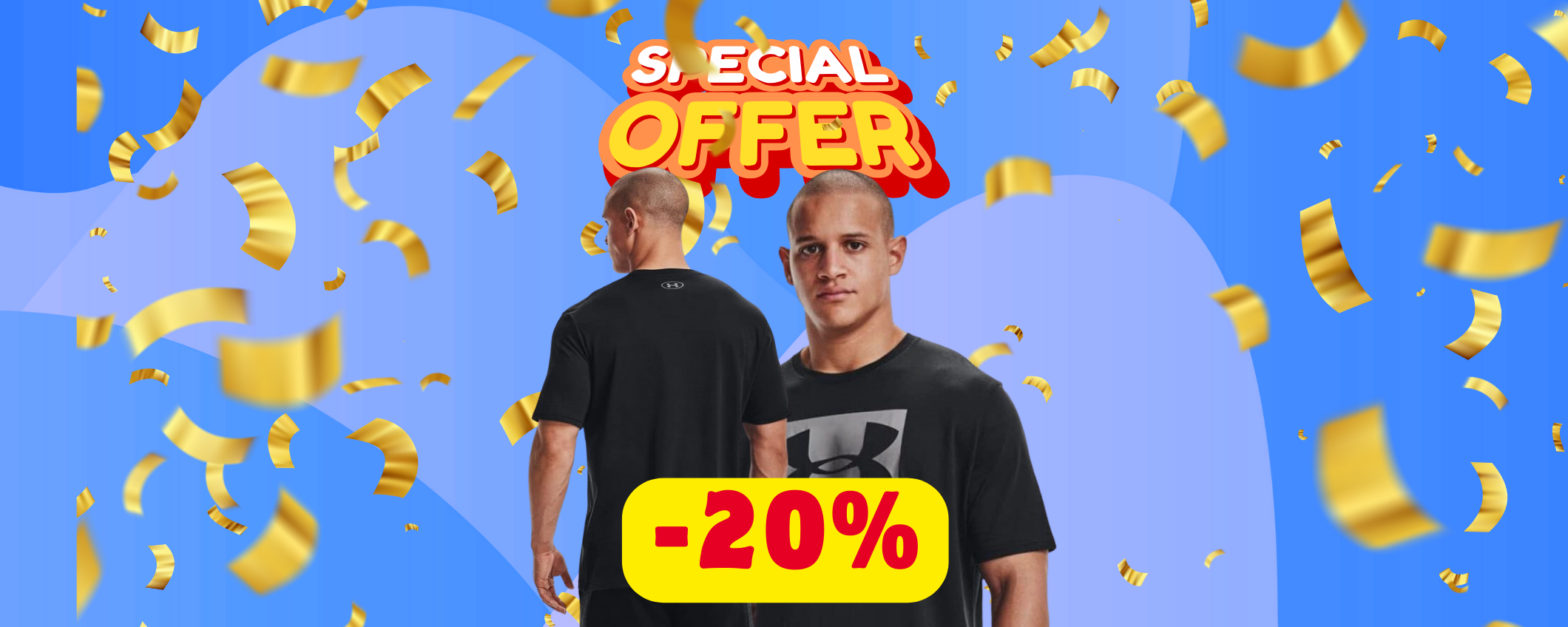 Amanti dello streetwear: t-shirt Under Armour in sconto del 20%