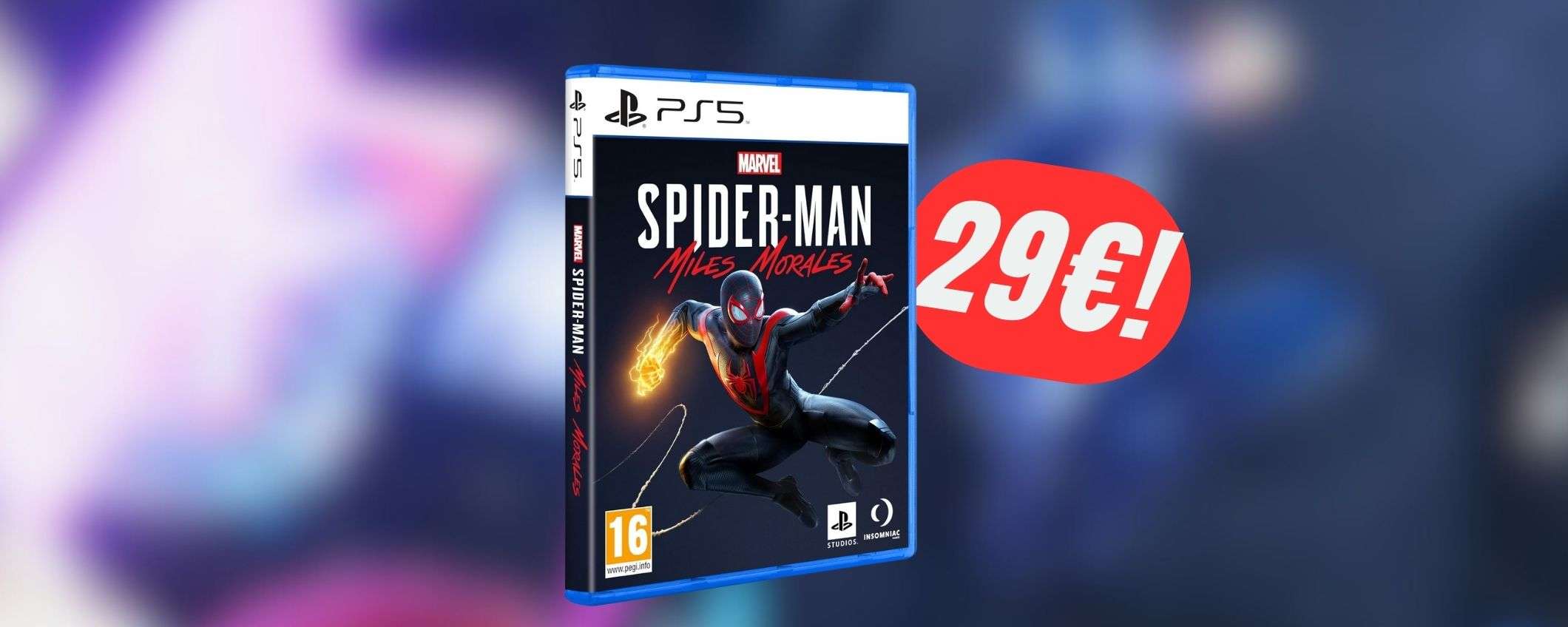 PREZZO FOLLE per Spider-Man Miles Morales: costa solo 29€! PREZZO FOLLE per Spider-Man Miles Morales: costa solo 29€!