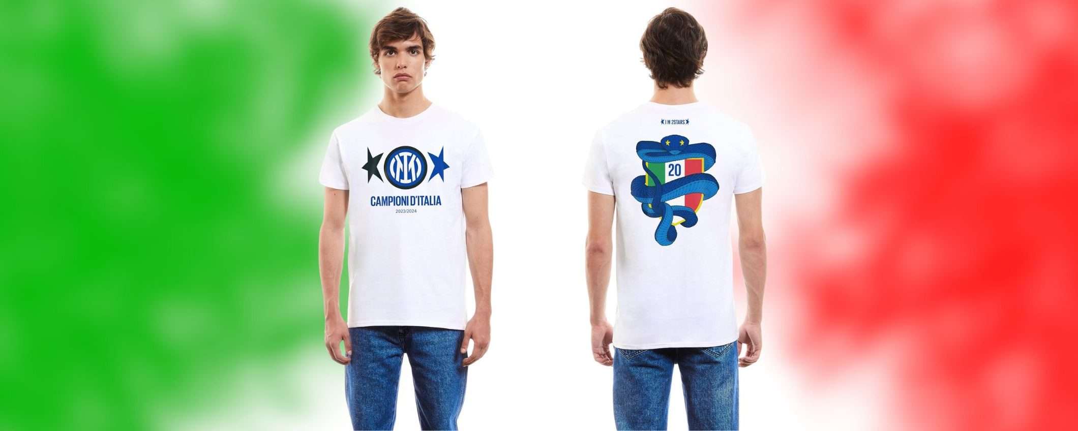 La T-Shirt dell'Inter Campione d'Italia 2023/2024 è disponibile su Amazon