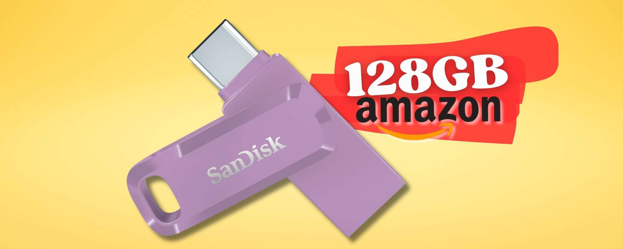 Paghi UNO ma porti a casa ben DUE chiavette USB: 128GB da FURORE